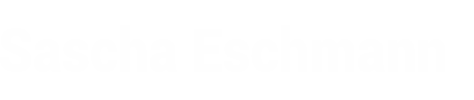 Sascha Eschmann - Zukunft neu denken